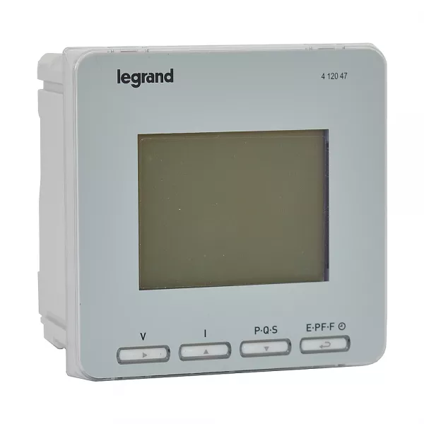 legrand-centrale de mesure - 96x96 mm-  raccordement via ti - modbus rs485 (412047)