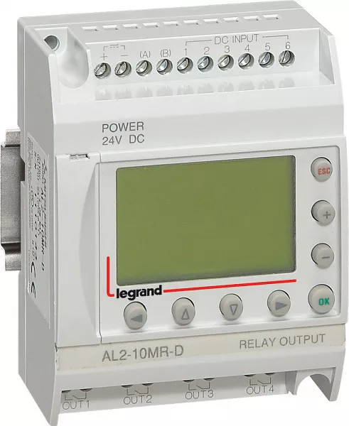 legrand-centrale pour alarme technique modulaire � 6 directions 24v= - 4 modules (004279)