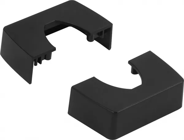 legrand-chapeau compatible ovaline colonnette 1 compartiment 45mm - noir (980975)