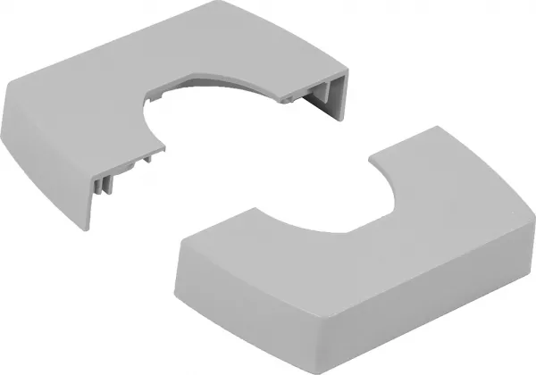 legrand-chapeau compatible perche colonnette 4x45mm ou 2x80mm - gris (980980)