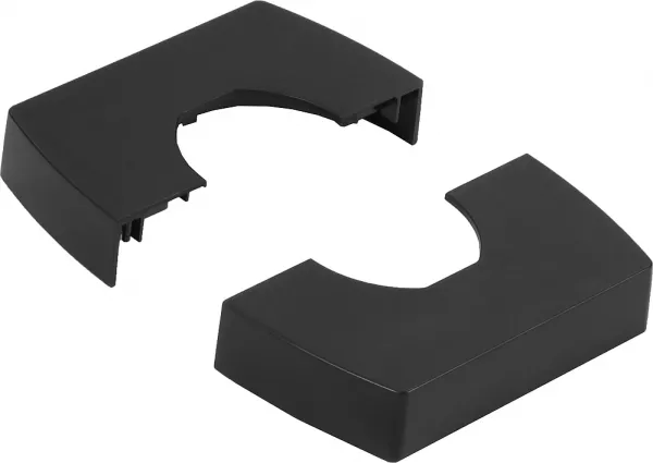 legrand-chapeau compatible perche colonnette 4x45mm ou 2x80mm - noir (980981)