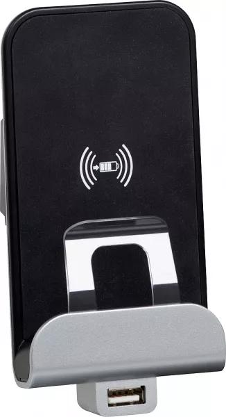 legrand-chargeur induction 1a 5w et prise usb type-a 2,4a 12w mosaic (077598)
