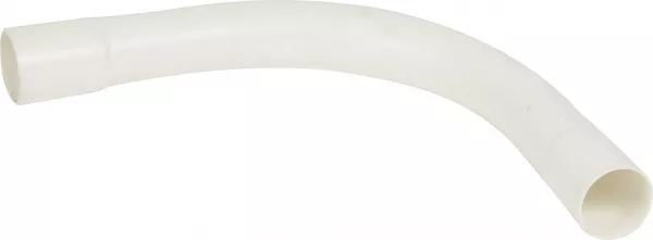 legrand-cintre grand rayon 90� ip44 �25mm et rayon 90mm - blanc ral9010 antimicrobien (06143)