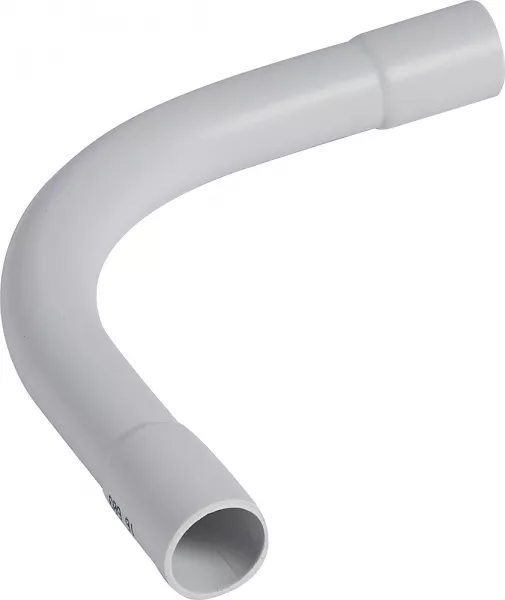 legrand-cintre grand rayon 90� ip44 �25mm et rayon 90mm - gris ral7035 (06043)