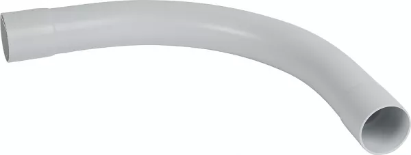 legrand-cintre grand rayon 90� ip44 �50mm et rayon 210mm - gris ral7035 (06046)