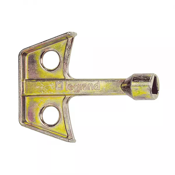 legrand-cl� m�tal pour empreintes triangle m�le de 6,5mm (036539)