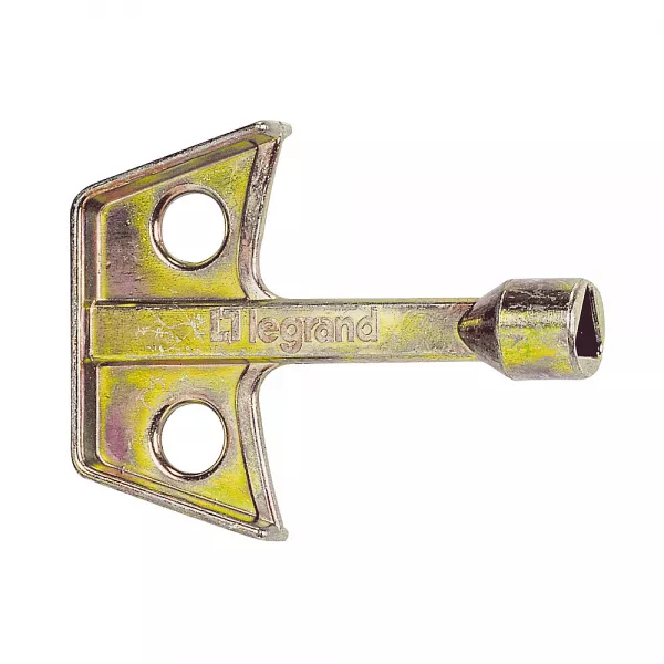 legrand-cl� m�tal pour empreintes triangle m�le de 9mm ( erdf ) (036541)