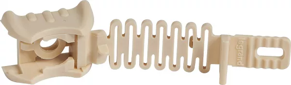 legrand-clipsotube extensible �16mm ou �20mm - sable ral1015 (07305)