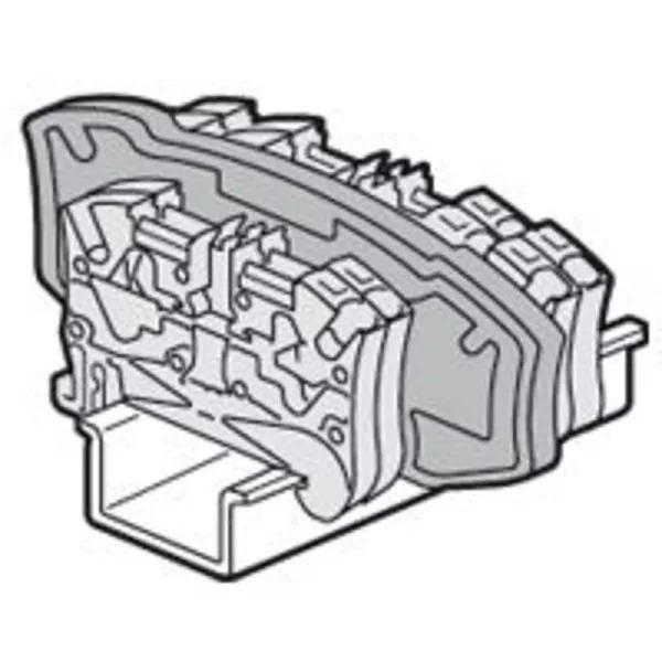 legrand-cloison de s�paration pour blocs de jonction � ressort viking3 avec pas 5 ou 6mm (037595)