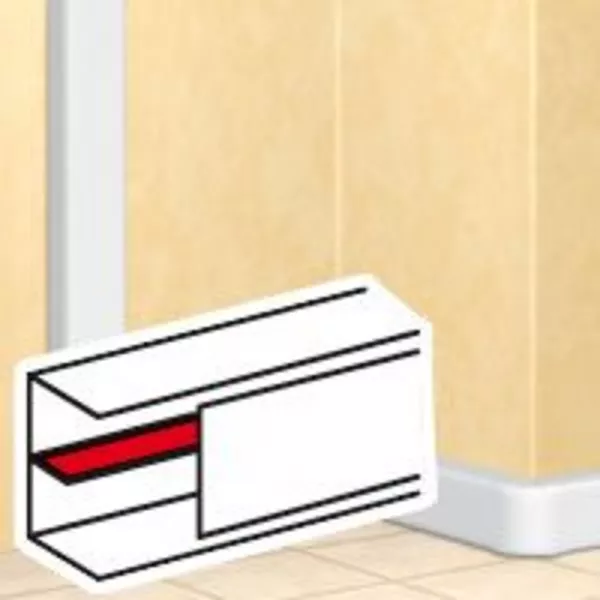 legrand-cloison de s�paration pour goulotte dlp monobloc 35x80mm - blanc (010584)
