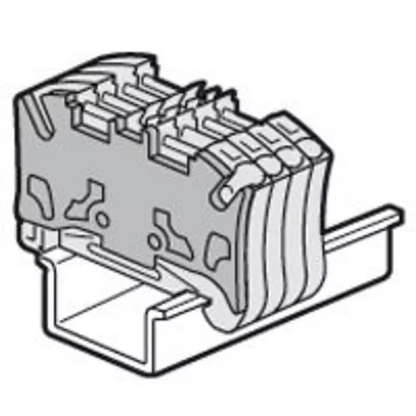 legrand-cloison terminale blocs de jonction � ressort viking 3 2entr�es/sorties pas 5mm (037588)