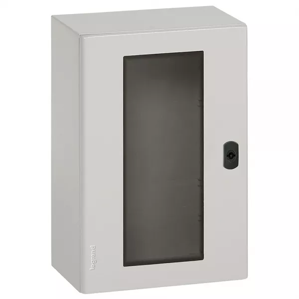legrand-coffret atlantic m�tal ip66 ik10 ral7035 - porte vitr�e 1000x600x300mm et plaque (036948)