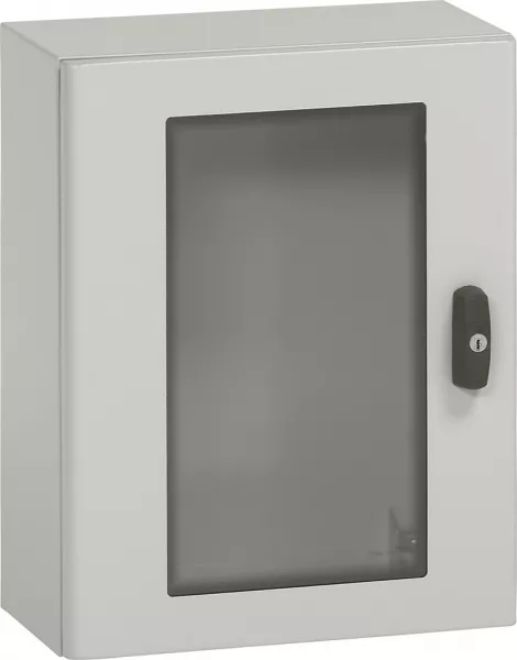 legrand-coffret atlantic m�tal ip66 ik10 ral7035 - porte vitr�e 1000x800x300mm et plaque (036949)