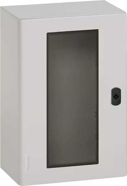 legrand-coffret atlantic m�tal ip66 ik10 ral7035 - porte vitr�e 1200x800x400mm et plaque (036956)