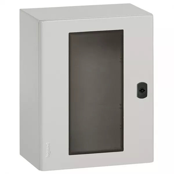legrand-coffret atlantic m�tal ip66 ik10 ral7035 - porte vitr�e 800x600x250mm et plaque (036941)