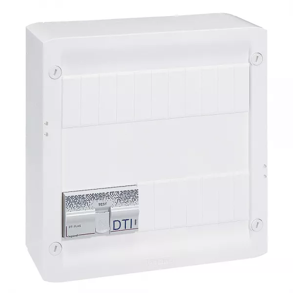 legrand-coffret basique grade 2 tv drivia 13 - 4 prises rj45 stp - tv sur rj ready (413247)