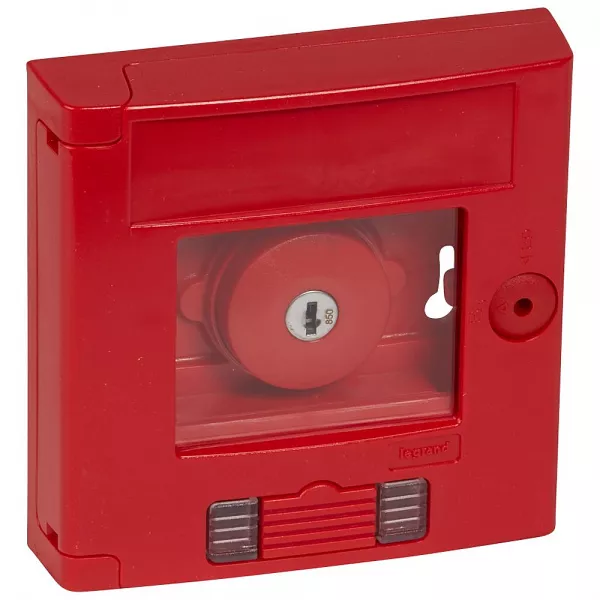 legrand-coffret bris de glace coup de poing ip30 rouge avec 2 voyants - encastr� (038059)