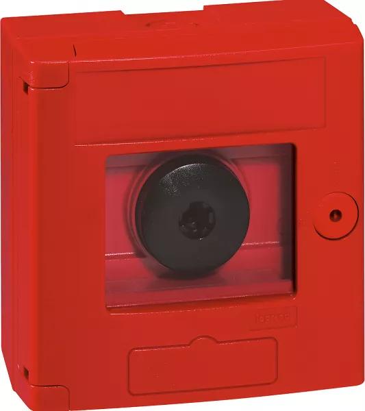 legrand-coffret bris de glace double position ip44 rouge - montage en saillie (038011)