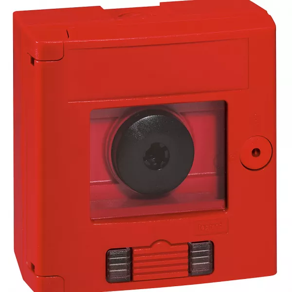 legrand-coffret bris de glace double position ip44 rouge avec 2 voyants - saillie (038024)