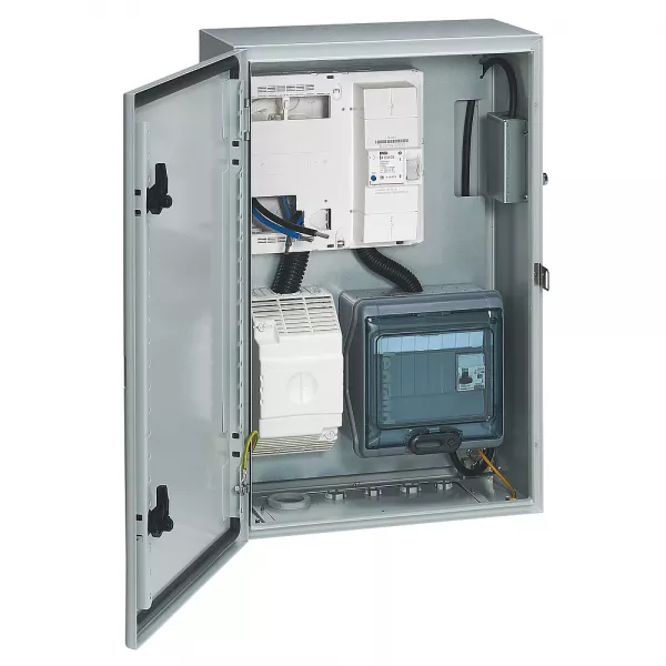 legrand-coffret comptage green\'up avec prise mode 2 + disjoncteur de branchement (058009)