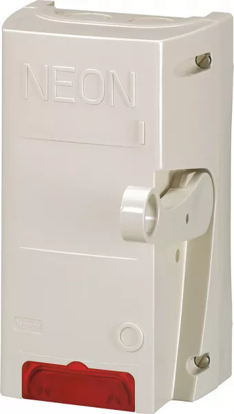 legrand-coffret coupure pour enseigne lumineuse inter pompier 4p 16a 400v avec voyant (038052)