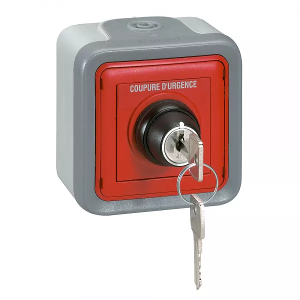 legrand-coffret de commande de relayage ip55 ik07 avec commande arr�t pompier (069737)