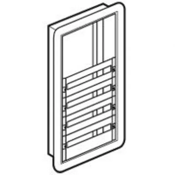 legrand-coffret distribution encastr� xl�160 - tout modulaire espace d�di� - 4 rang�es (020026)