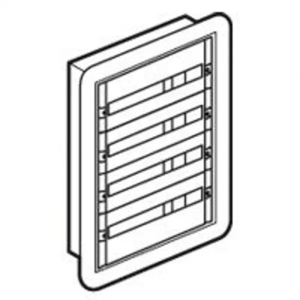 legrand-coffret distribution encastr� xl�160 tout modulaire 4 rang�es - 96 modules (020014)
