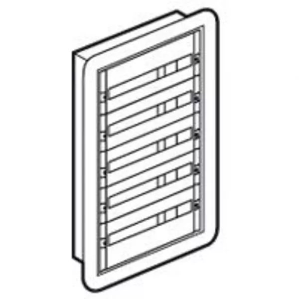 legrand-coffret distribution encastr� xl�160 tout modulaire 5 rang�es - 120 modules (020015)