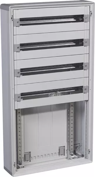 legrand-coffret distribution isolant xl�160 - tout modulaire espace d�di� - 4 rang�es (401816)