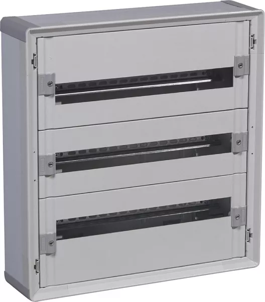 legrand-coffret distribution isolant xl�160 tout modulaire 3 rang�es - 72 modules (401803)