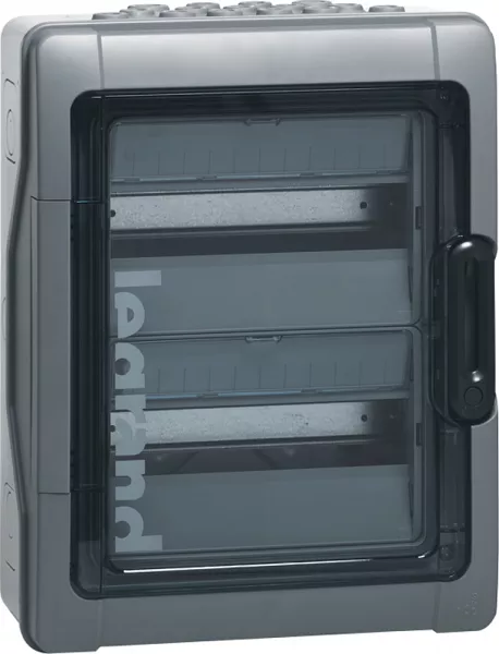 legrand-coffret �tanche plexo� 2x12 modules avec embouts perforation directe pr�mont�s (001922)