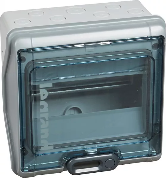 legrand-coffret �tanche plexo� 8 modules avec embouts pr�mont�s perforation directe (001908)