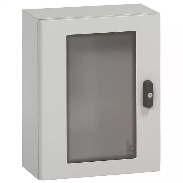 legrand-coffret m�tal - porte vitr�e atlantic m�tal ip66 ik10 - 600x400x250mm - ral7035 (035494)