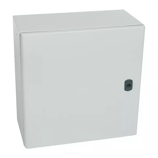 legrand-coffret metal atlantic version carr�e 1 porte 400x400x200mm et plaque (036957)