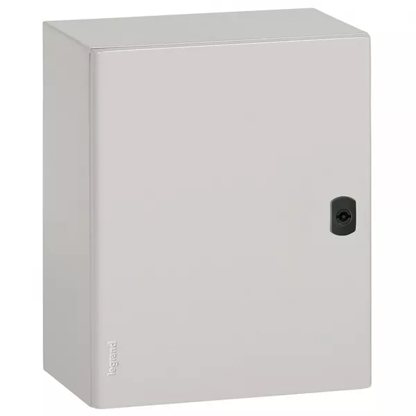 legrand-coffret metal atlantic version carr�e 1 porte 600x600x250mm et plaque (036964)