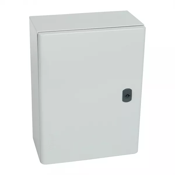 legrand-coffret metal atlantic version vertical 1 porte 400x300x160mm avec plaque (036912)