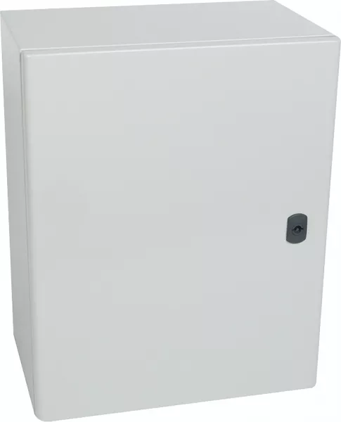 legrand-coffret metal atlantic version vertical 1 porte 500x400x250mm avec plaque (036925)