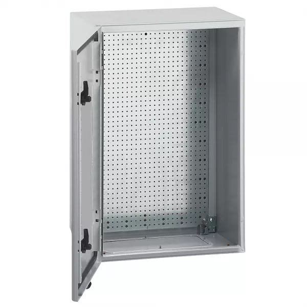 legrand-coffret metal atlantic version vertical 1 porte 600x400x250mm avec plaque (036926)