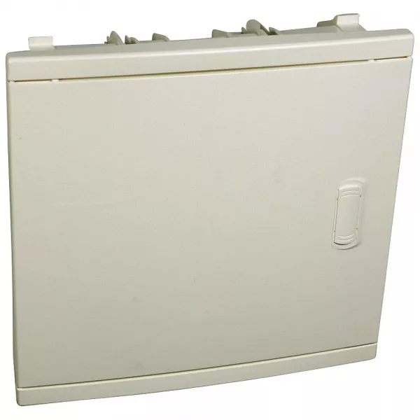legrand-coffret modulaire encastr� 1 rang�e 12+2 modules - porte isolante galb�e blanche (001511)