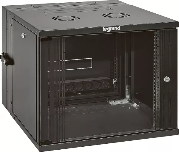 legrand-coffret pivotant 19pouces livr� mont� linkeo capacit� 18u - 892x600x610mm (646224)