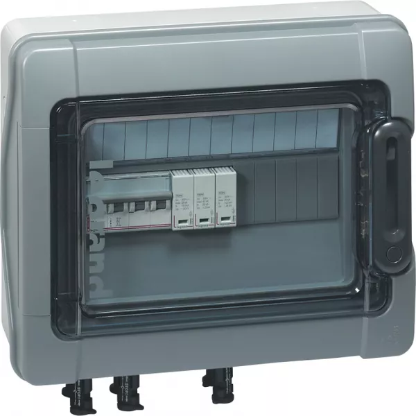 legrand-coffret plexo� - ip65 - pr�c�bl� 3kwc - 600 v= pour installation photovolta�que (414003)
