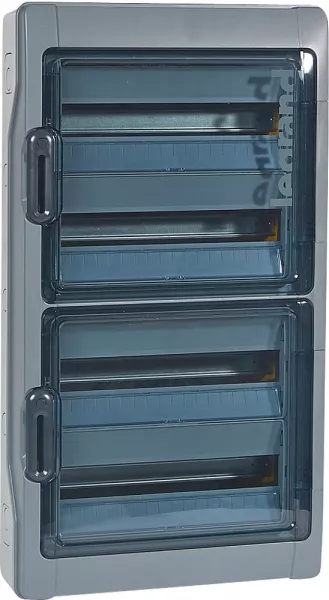 legrand-coffret plexo� pour photovolta�que � �quiper - 4 rang�es de 18 modules - 1000v= (414038)