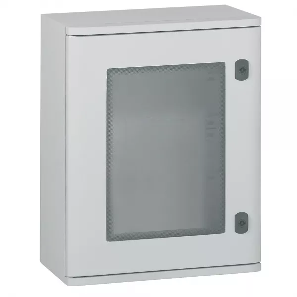 legrand-coffret polyester marina ip66 ik10avec porte vitr�e - 400x300x206mm - ral7035 (036271)