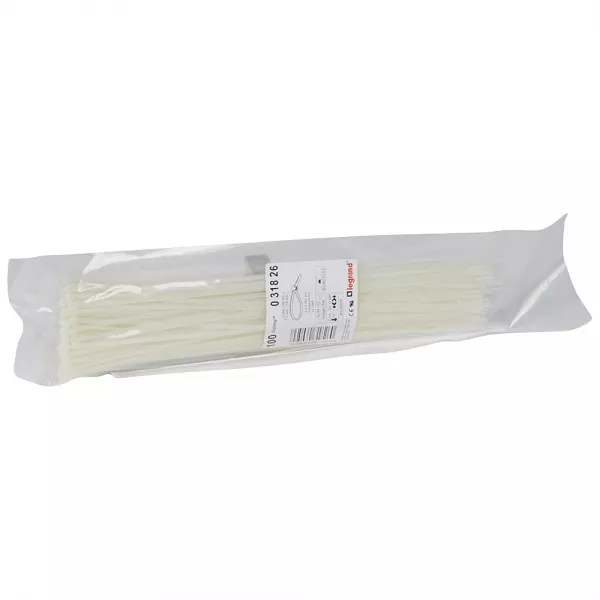 legrand-collier colring largeur 3,5mm - longueur 360mm - sachet de 100 pi�ces - incolore (031826)