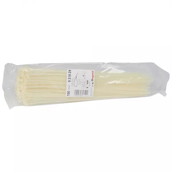 legrand-collier colring largeur 4,6mm - longueur 360mm - sachet de 100 pi�ces - incolore (031829)