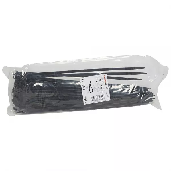 legrand-collier colring largeur 7,6mm - longueur 360mm - sachet de 100 pi�ces - noir (031811)