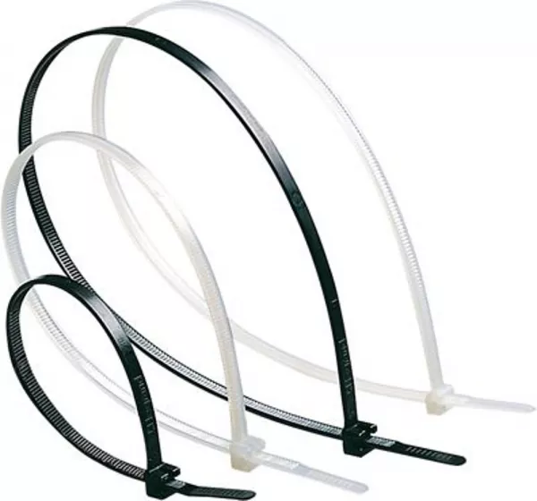 legrand-collier colring noir � denture int�rieure largeur 3,5mm et longueur � plat 360mm (032020)
