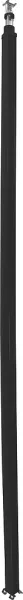 legrand-colonne clippage direct 1 compart 2 faces h. 2,67m couvercle pvc corps alu -noir (653012)