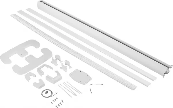 legrand-colonne mobile clippage direct 2 compart h. 2m couvercle pvc corps alu - blanc (653026)